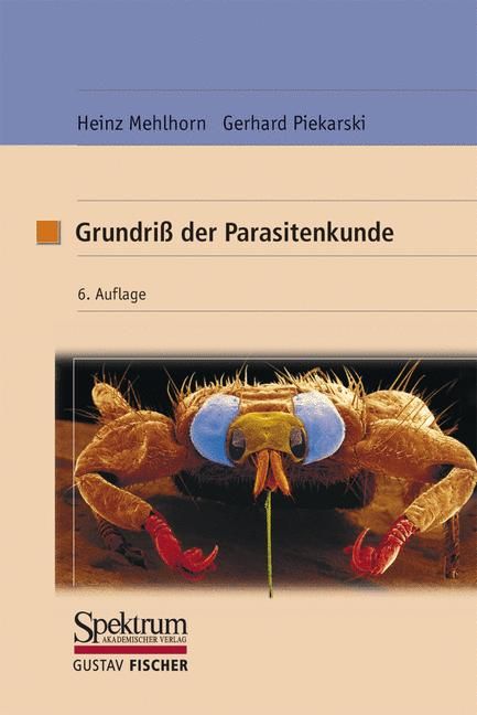 Grundriss Der Parasitenkunde By Heinz Mehlhorn 9783827411587