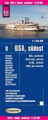 USA 9 Southeast (1:1.250.000) 9783831772834 (Sheet map, folded)