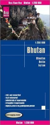 Bhutan (1:250.000) 9783831773336 (Sheet map, folded)