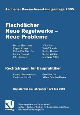 Aachener Bausachverständigentage 2005 By Rainer Oswald (editor)