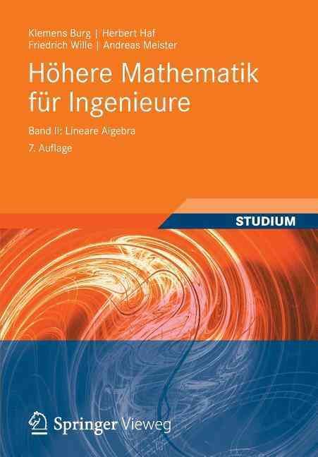 Höhere Mathematik Für Ingenieure Band II 9783834818539 (Paperback)