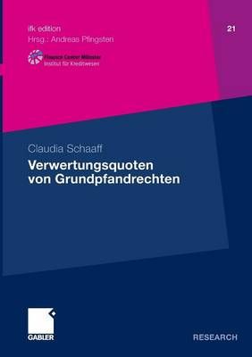 Verwertungsquoten Von Grundpfandrechten 9783834920232 (Paperback)