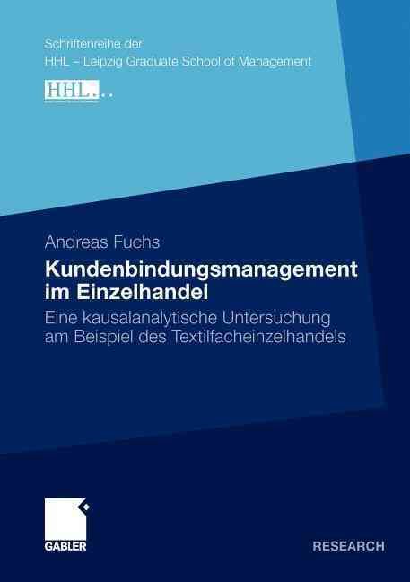 Kundenbindungsmanagement Im Einzelhandel 9783834921598 (Paperback)