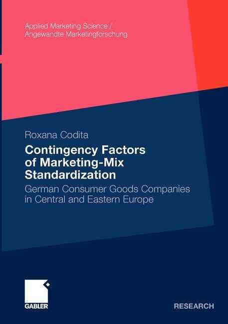 Contingency Factors of Marketing-Mix Standardization By Roxana Codita