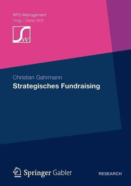Strategisches Fundraising By Gahrmann, Christian 9783834933362