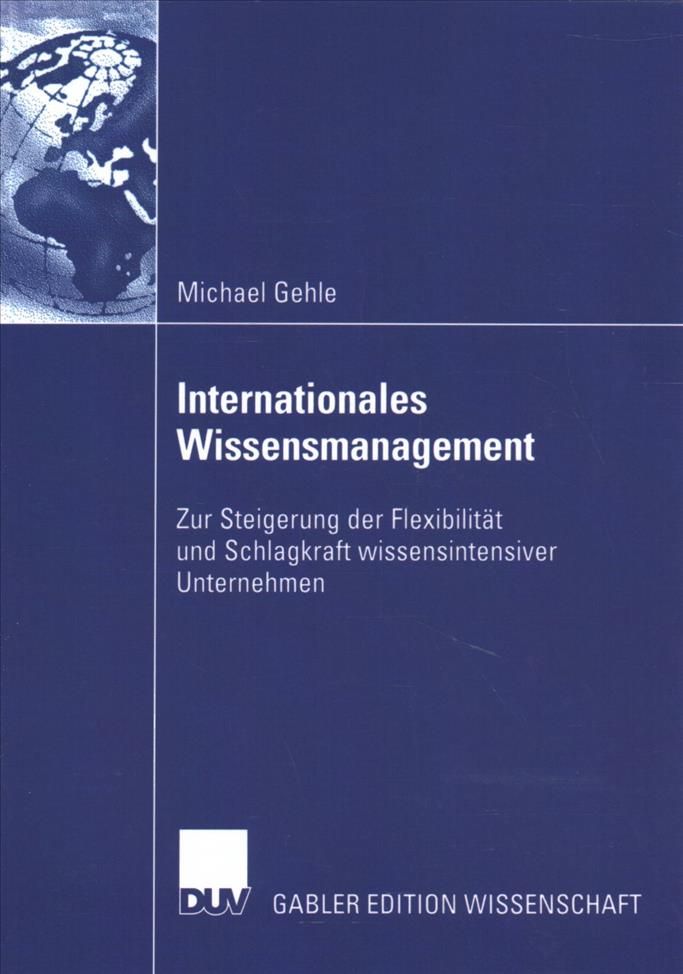 Internationales Wissensmanagement 9783835001985 (Paperback)