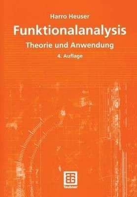 Funktionalanalysis By Harro Heuser 9783835100268 (Paperback)
