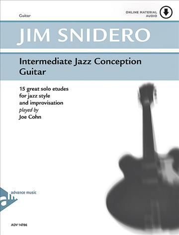 Intermediate Jazz Conception Guitar By Jim Snidero 9783892212164
