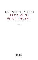 Drei Bücher über die Malerei By Alberti, Leon Battista 9783924963026