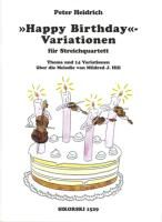 Variations on Happy Birthday for String Quartet 9783940982339