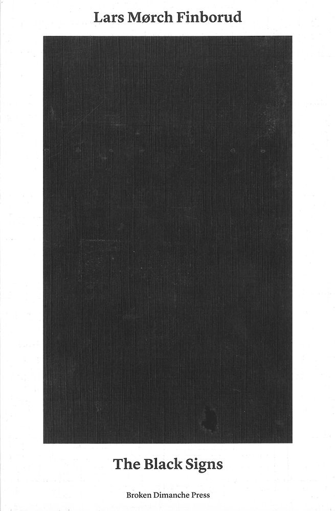 The Black Signs By Lars Morch Finborud 9783943196290 (Paperback)
