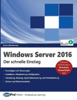 Windows Server 2016 By Westbrook 9783944749150 (Paperback)