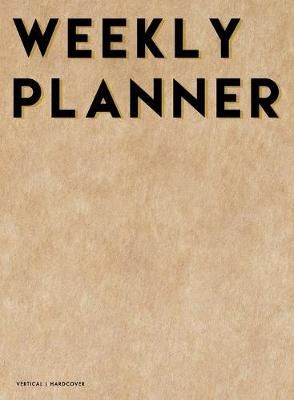 Vertical Weekly Planner 2020-2021 By Pilvi Paper 9783947808519