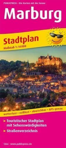 Marburg, Stadtplan 1:14.000 9783961322664 (Sheet map, folded)