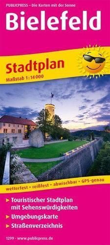 Bielefeld, City Map 1:14,000 9783961322992 (Sheet map, folded)