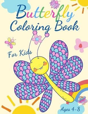 Butterfly Coloring Book For Kids Ages 4-8 By Education Colouring