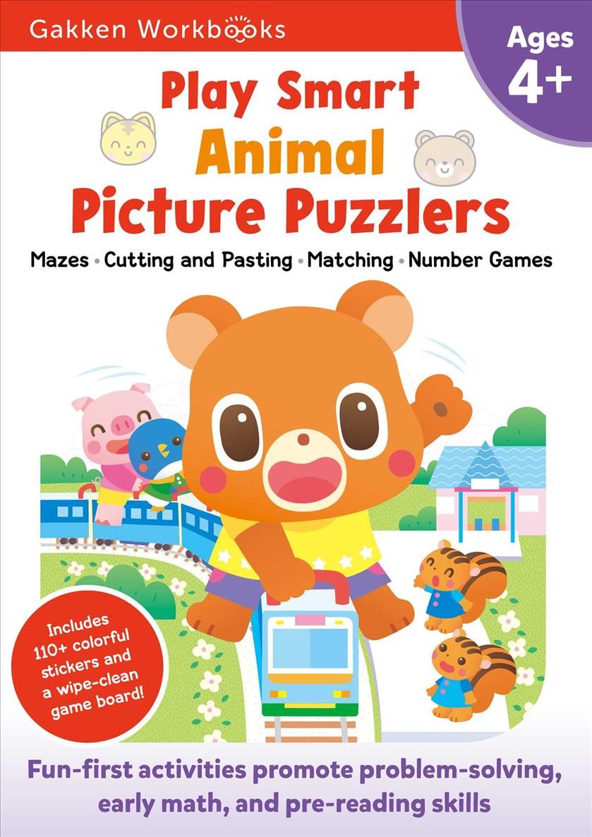 Play Smart Animal Picture Puzzlers 4+ By Gakken 9784056300239