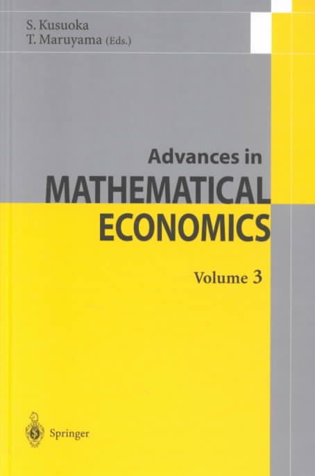 Advances in Mathematical Economics By Charles Castaing 9784431703075