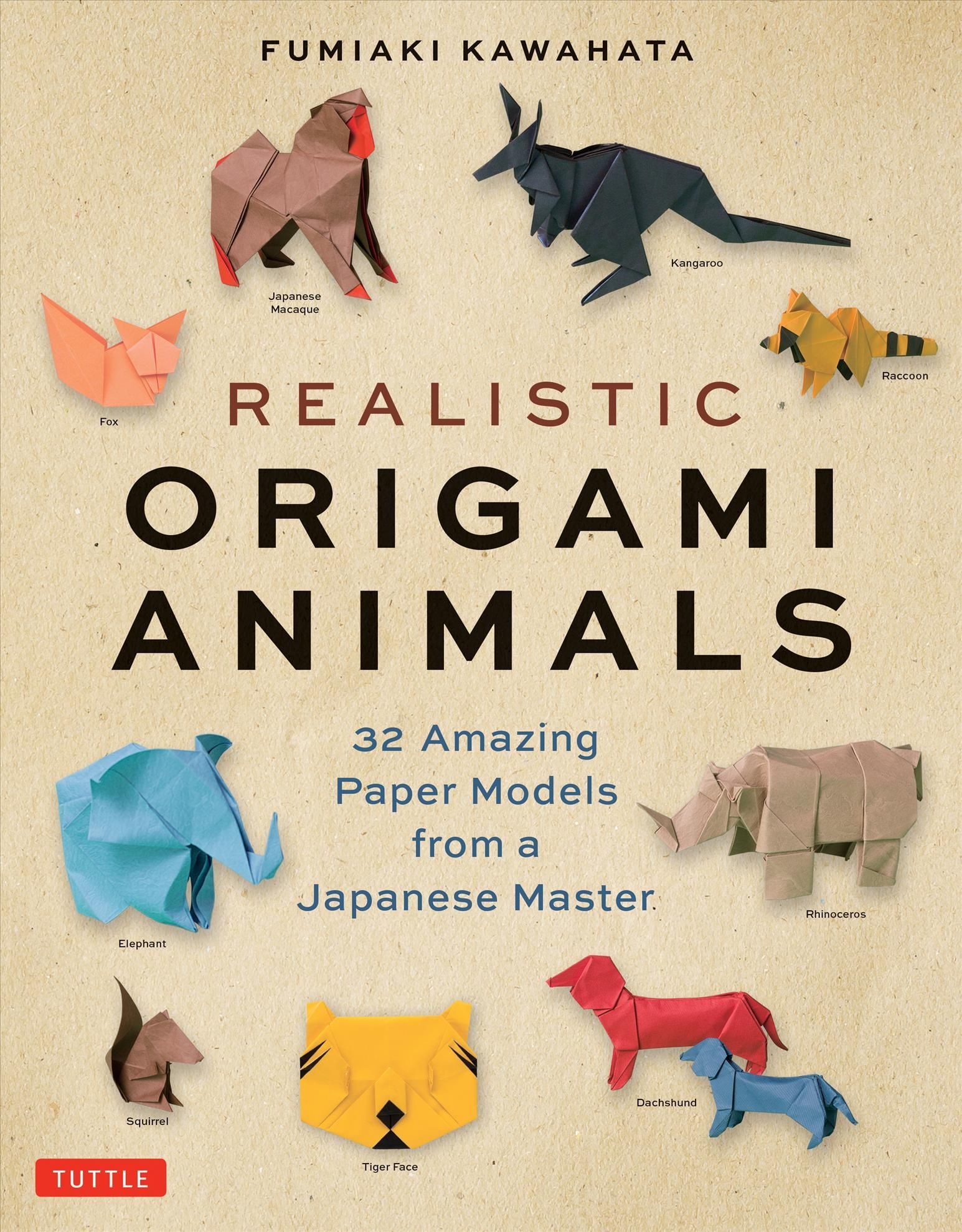 Realistic Origami Animals By Fumiaki Kawahata 9784805316443