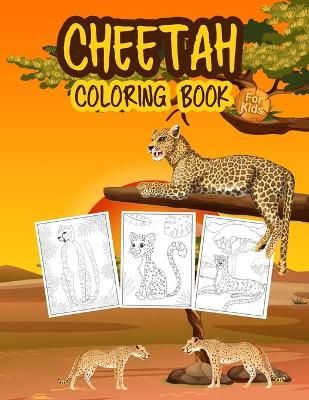 Cheetah Coloring Book for Kids By Tonpublish 9786069527481 (Paperback)