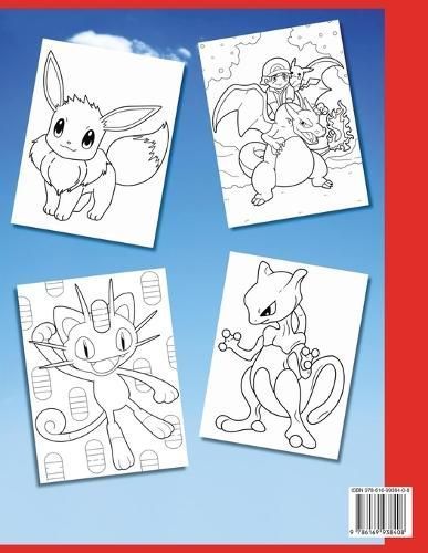 Pokémon Coloring Book By Basma Asos 9786169938408 (Paperback)