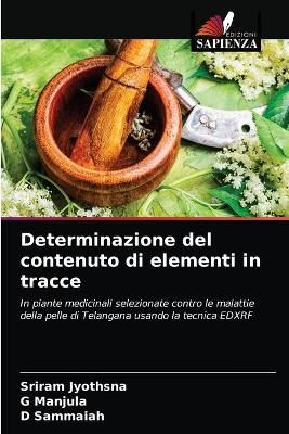 Determinazione del contenuto di elementi in tracce By Jyothsna