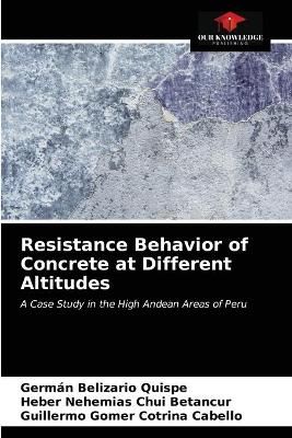 Resistance Behavior of Concrete at Different Altitudes 9786203397420