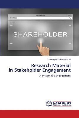 Research Material in Stakeholder Engagement By Folami 9786203410136