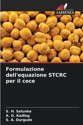 Formulazione dell'equazione STCRC per il cece By Salunke 9786204168609