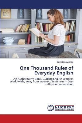 One Thousand Rules of Everyday English By Ashade 9786205641279