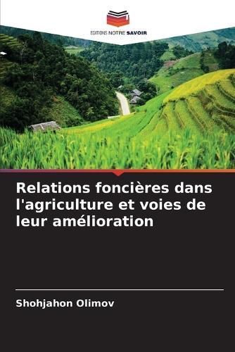 Relations Foncières Dans L'agriculture Et Voies De Leur Amélioration