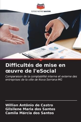 Difficultés De Mise En Oeuvre De l'eSocial 9786206662143 (Paperback)