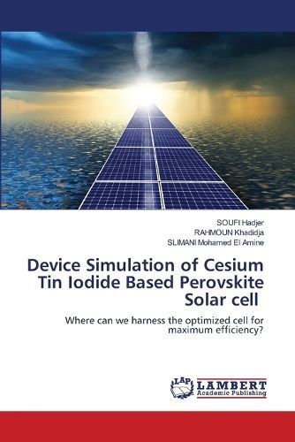Device Simulation of Cesium Tin Iodide Based Perovskite Solar cell