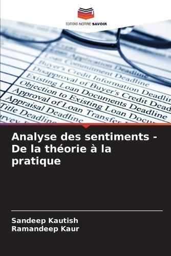 Analyse Des Sentiments - De La Théorie À La Pratique 9786207621613