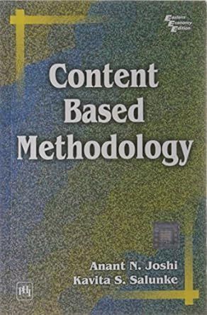 Content Based Methodology By Anant N. Joshi 9788120329775 (Paperback)