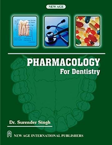 Pharmacology for Dentistry By Surender Singh 9788122420845 (Paperback)