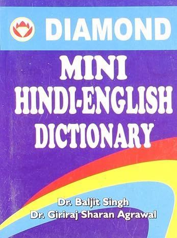 Mini Diamond Hindi-English Dictionary By Giriraj Sharan Agarwal