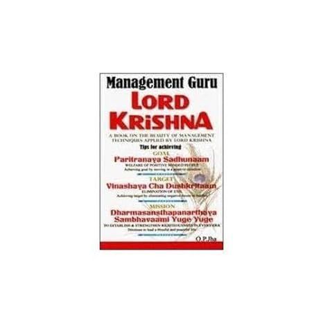 Management Guru Lord Krishna By O. P. Jha 9788128837302 (Paperback)