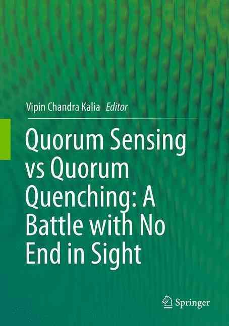 Quorum Sensing Vs Quorum Quenching: A Battle With No End in Sight