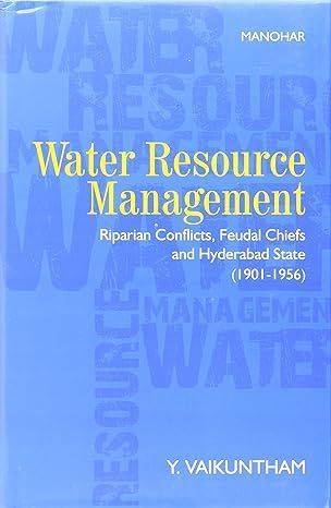 Water Resource Management By Y. Vaikuntham 9788173048340 (Hardback)