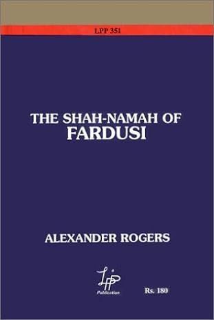 Shah-Namah of Farudshi By Alexander Rogers 9788175361058 (Hardback)