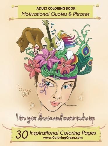 Adult Coloring Book By Coloringcraze 9788365560063 (Hardback)