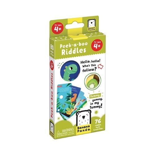 Peek a Boo Riddles 4+ Pocket Book By Banana Panda 9788365773425