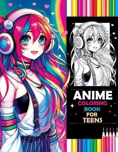 Anime Coloring Book for Teens By Pata Lumina 9788397036116 (Paperback)