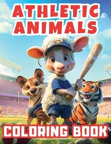 Athletic Animals Coloring Book By Victoria D 9788397117617 (Paperback)