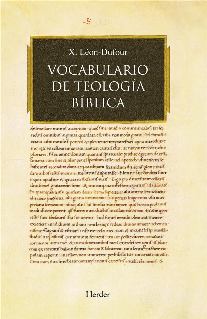 Vocabulario De Teologia Biblica By Xavier Leon-Dufour 9788425426414