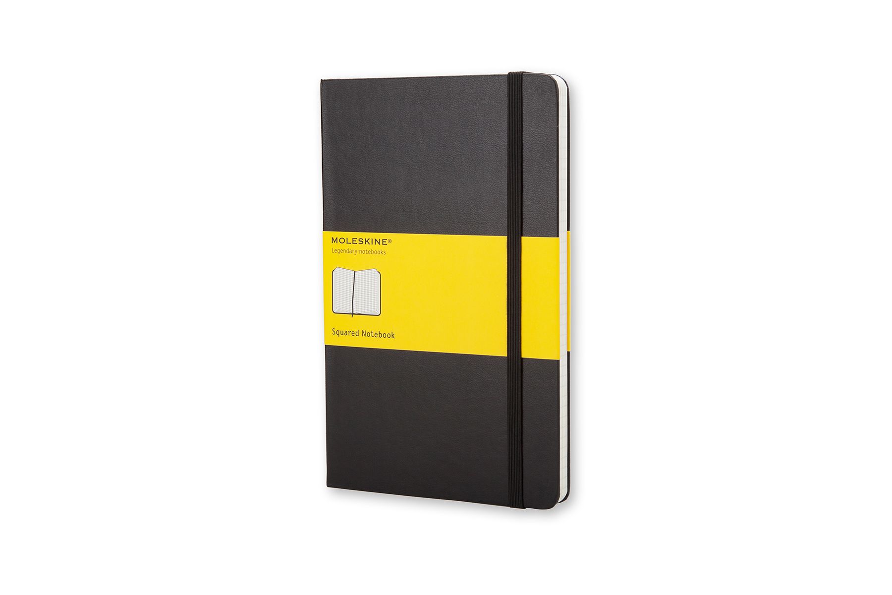 Moleskine Pocket Squared Hardcover Notebook Black 9788883701023