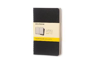 Moleskine Squared Cahier - Black Cover (3 Set) 9788883704901