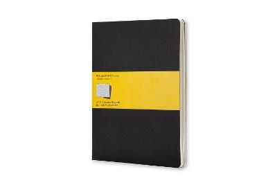 Moleskine Squared Cahier Xl - Black Cover (3 Set) 9788883705021