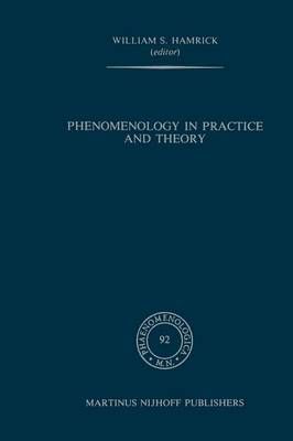 Phenomenology in Practice and Theory By William S. Hamrick (editor)